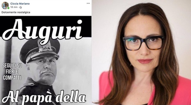 "Mussolini papà della patria", il post dell'ex consigliera