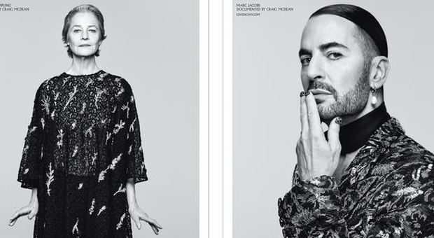 Givenchy, Charlotte Rampling e Marc Jacobs le icone per l'estate fotografate da Craig McDean