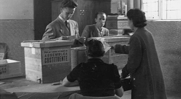 30 gennaio 1945 Concesso il diritto di elettorato attivo e passivo alle donne