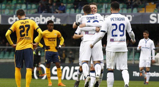 Verona travolto: l'Atalanta vince 5-0