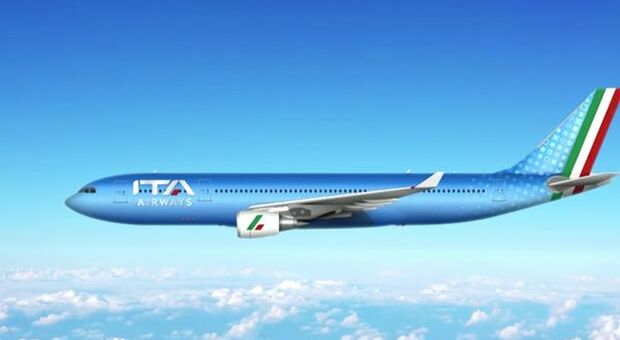 ITA Airways, arrivato il secondo aereo con livrea azzurra