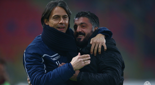 Benevento-Napoli, non è solo derby: sfida Inzaghi-Gattuso da batticuore