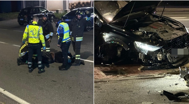 Balotelli, incidente a Brescia: auto distrutta, lui illeso ma barcollante (e sottoposto ad alcoltest)