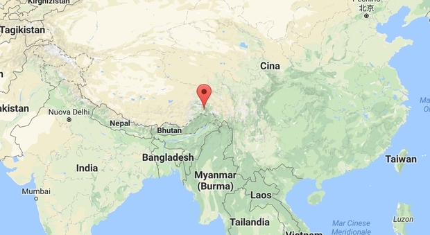 Terremoto nel Tibet cinese