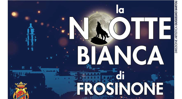 La locandina della Notte BIanca a Frosinone
