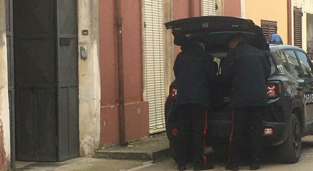I carabinieri sul luogo della tragedia a San Pietro Vernotico
