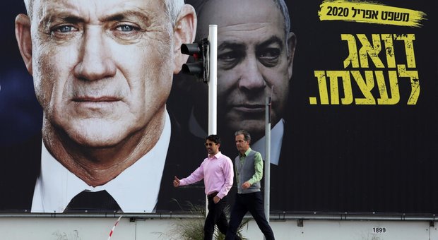 Israele al voto per la terza volta: Gantz sfida l'eterno Netanyahu. Seggi speciali per il coronavirus