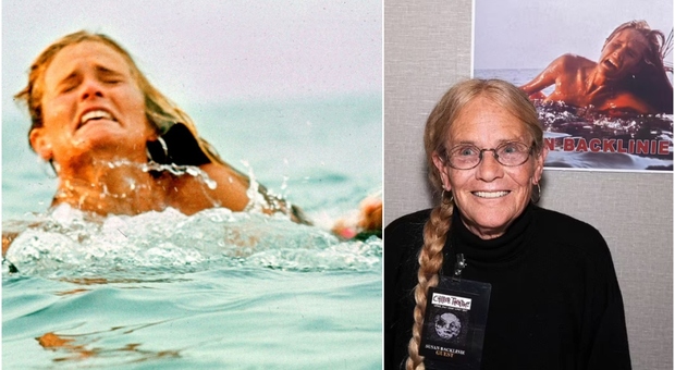 Morta la “prima vittima” del film Lo Squalo: Susan Backlinie aveva 77 anni ed era campionessa di nuoto