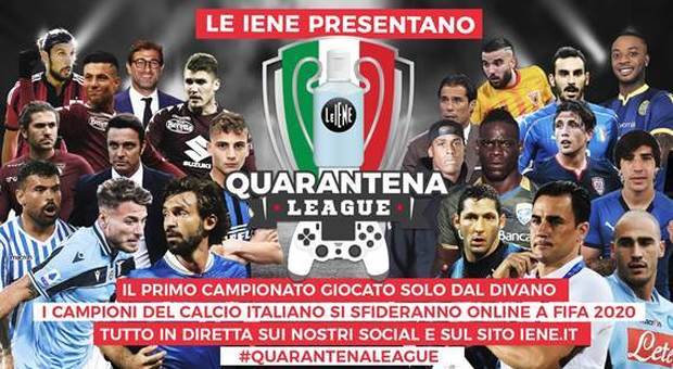 «Quarantena League», il torneo online organizzato dalle Iene