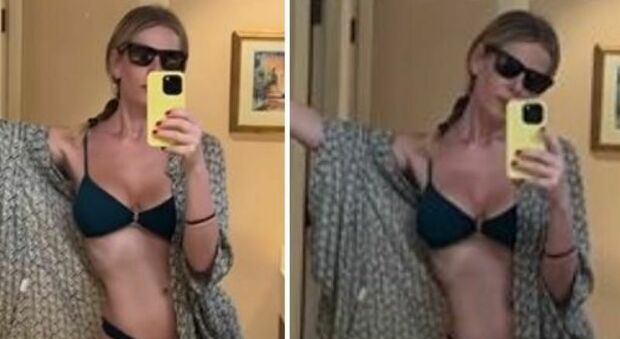 Alessia Marcuzzi, il sexy video in bikini infiamma Instagram: treccia, occhiali scuri e corpo da ventenne