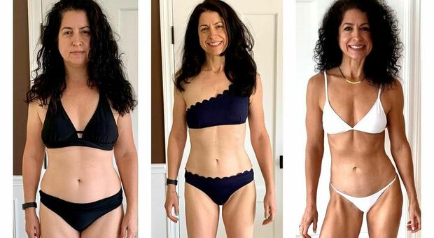 Dieta, mamma 52enne perde 22 chili in un anno: «Ecco come ho fatto». Le foto della trasformazione
