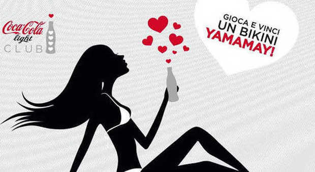 Yamamay, un bikini frizzante per le Coca-Cola light addicted