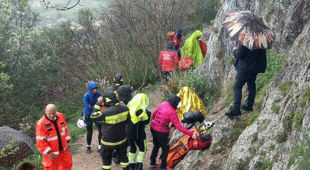 Cade durante un'arrampicata: ferito escursionista romano, trasportato in eliambulanza a Cassino