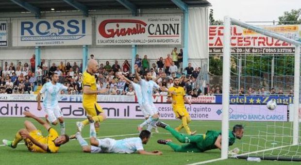 Playout di serie B, il Modena pareggia in rimonta con l’Entella: a Chiavari è 2-2
