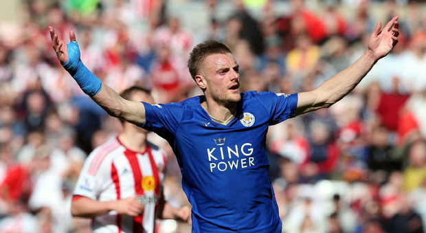 Jamie Vardy, attaccante del Leicester City