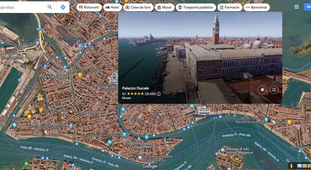 Venezia come non l'avete mai vista: Google attiva la versione immersiva