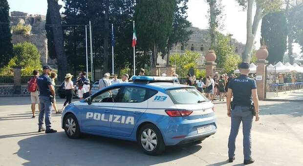Polizia a Pompei