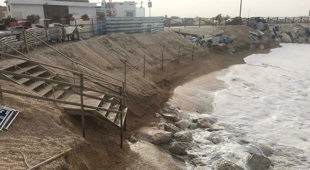 L'erosione a Porto Recanati