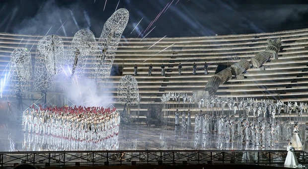 L'Aida con la regia di Stefano Poda che il 16 giugno inaugura in mondovisione l'Arena di Verona