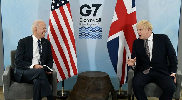 G7, Biden incontra Johnson: asse su "nuova carta atlantica". «Ma la Brexit non metta a rischio la pace in Irlanda del Nord»