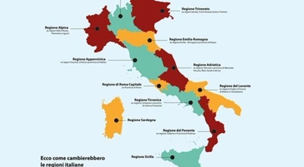 Grillo contro il taglio delle Regioni: «Creerebbe un'Italia Frankenstein»