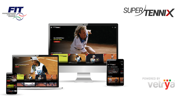 Vetrya e Sportcast rilasciano SuperTenniX: il servizio live e video on demand della Federazione Italiana Tennis