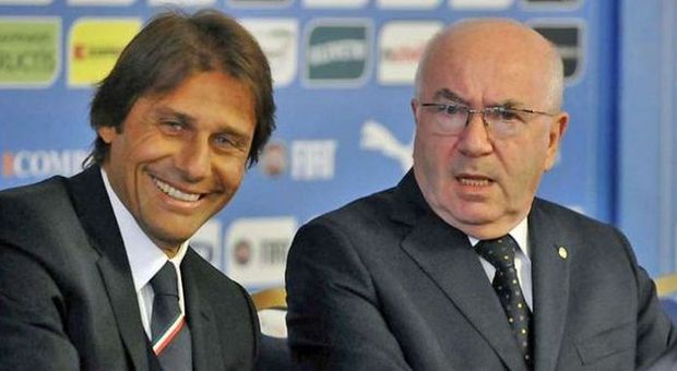 Nazionale, Tavecchio: «Se Conte lo vorrà, per lui altri due anni di contratto»