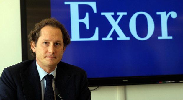 John Elkann Presidente di Exor durante l'incontro stampa in occasione dell"Investor Day presso la Fondazione Agnelli