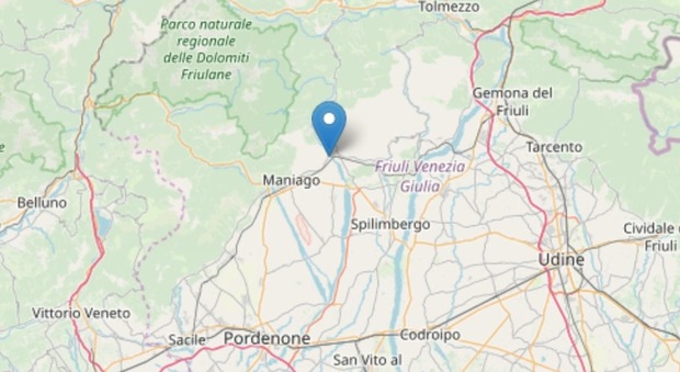 Terremoto, scossa e forte boato vicino Pordenone: paura tra i cittadini