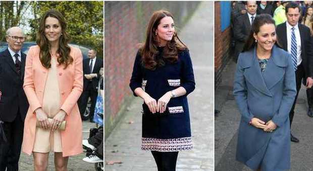 Kate Middleton, tutti i look della gravidanza