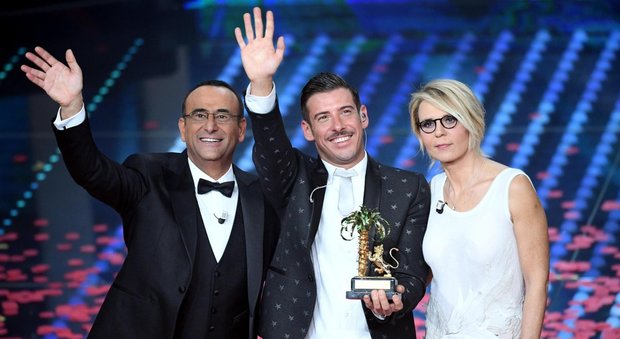 Sanremo: ascolti della finale volano a 12 milioni con il 58%