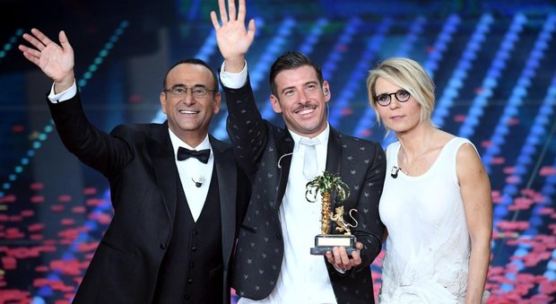 Sanremo, ascolti alle stelle per la finale: share al 58%, in 12 milioni davanti alla tv