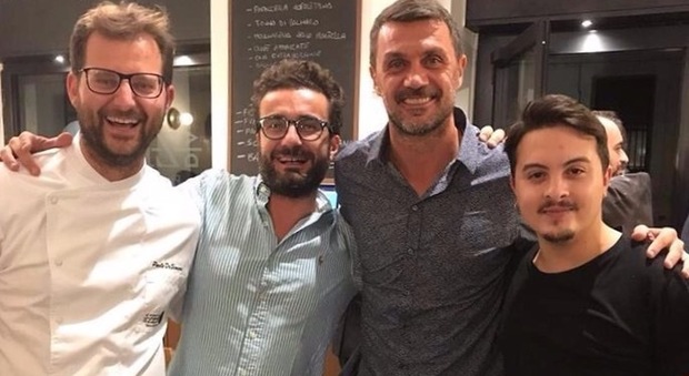 La pizza cilentana conquista Paolo Maldini: degustazione e selfie per tutti