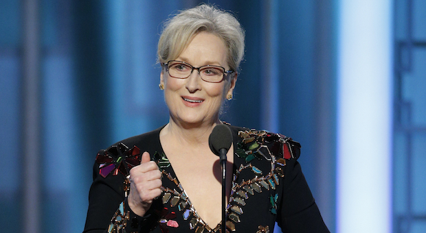 Meryl Streep premiata ai Golden Globe: il discorso è un duro attacco a Trump