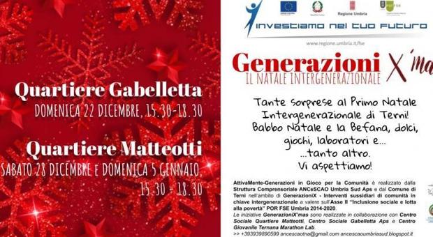Il Natale intergenerazionale dei quartieri Gabelletta e Matteotti