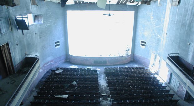 La sala dell'ex Cinema Teatro Nuovo