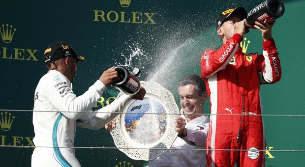 Vettel: «Il secondo posto era il massimo». Hamilton: «La vittoria è un bonus»