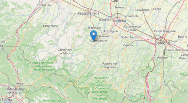 Terremoto oggi tra Reggio Emilia e Modena, magnitudo 3.4. Scossa avvertita anche a Sassuolo, residenti svegliati all'alba