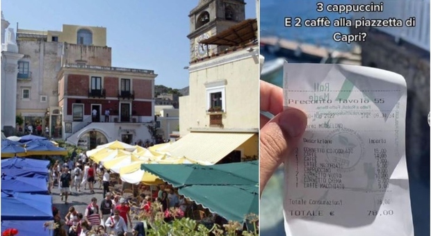Capri, la colazione e il maxiconto choc: «78 euro per sei cornetti e tre caffè». Ma gli utenti si dividono VIDEO