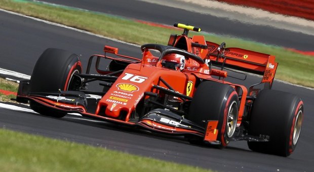 La Ferrari di Leclerc