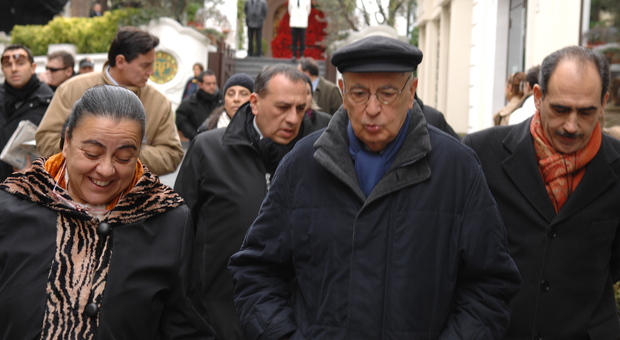 Ausilia Veneruso con Giorgio Napolitano