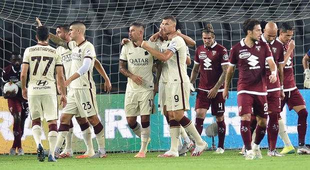 Torino-Roma 2-3: super Dzeko e Fonseca blinda il quinto posto