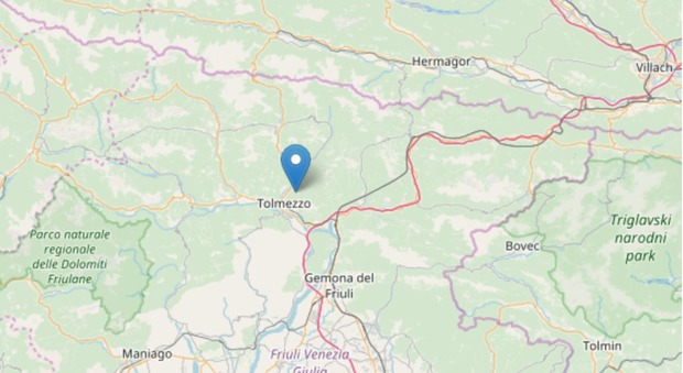 Terremoto, ancora una forte scossa vicino a Udine: paura a Tolmezzo