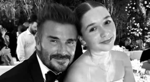 David Beckham, la foto con la figlia Harper: «Ragazzi preparatevi». La frase scatena la polemica social