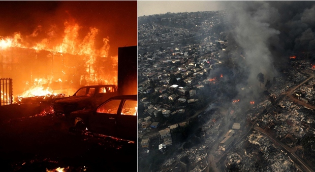 Cile, 99 morti per gli incendi: danni a migliaia di case, scatta il coprifuoco. Dichiarato lo stato di emergenza