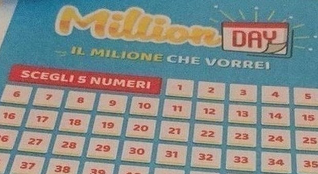 Million Day, i numeri vincenti di venerdì 29 novembre 2019