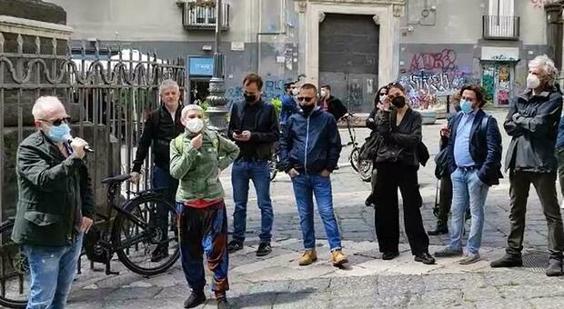 «Napoli riparta dalla cultura», il manifesto degli operatori in piazza San Domenico