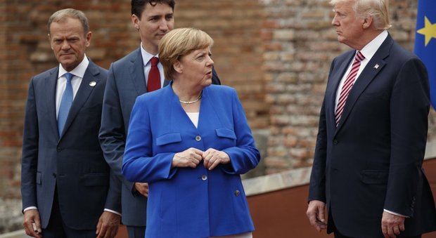 G7 in salita, nuovo scontro Trump - Germania