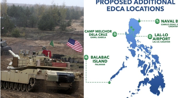 Stati Uniti aumentano la presenza militare nelle Filippine, annunciate 4 nuove basi. Cina: «Pace a rischio»