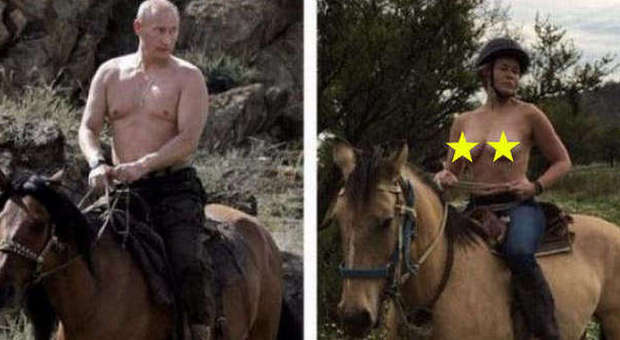 Chelsea Handler sfida Instagram, in topless come Putin: ma il social la censura -Guarda